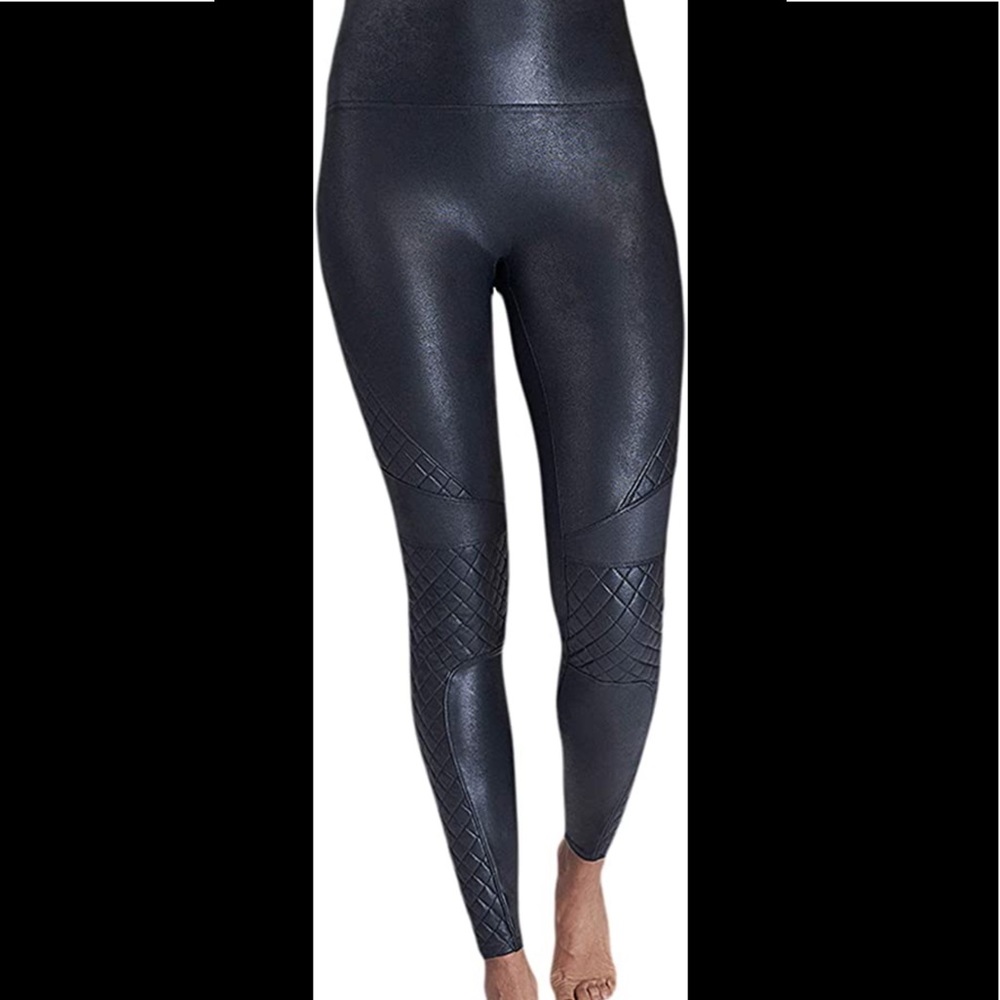 Spanx faux leather leggings new